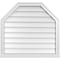 Ekena Millwork Octagonal Top Surface Mount PVC Gable Vent w/ 2"W x 2"P Brickmould Sill Frame, 32"W x 30"H GVPOT32X3003SN - alternate 1